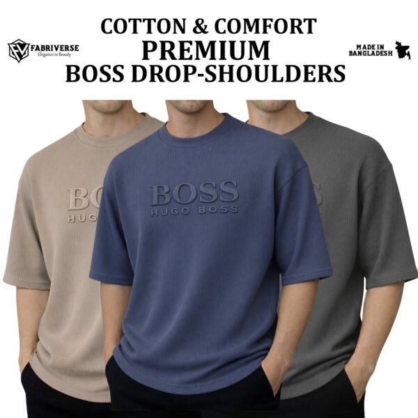 Premium Boss Drop (Biscuit-Salted Blue-Charcoal)