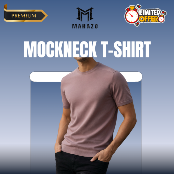 Premium Mock Neck (Brick)