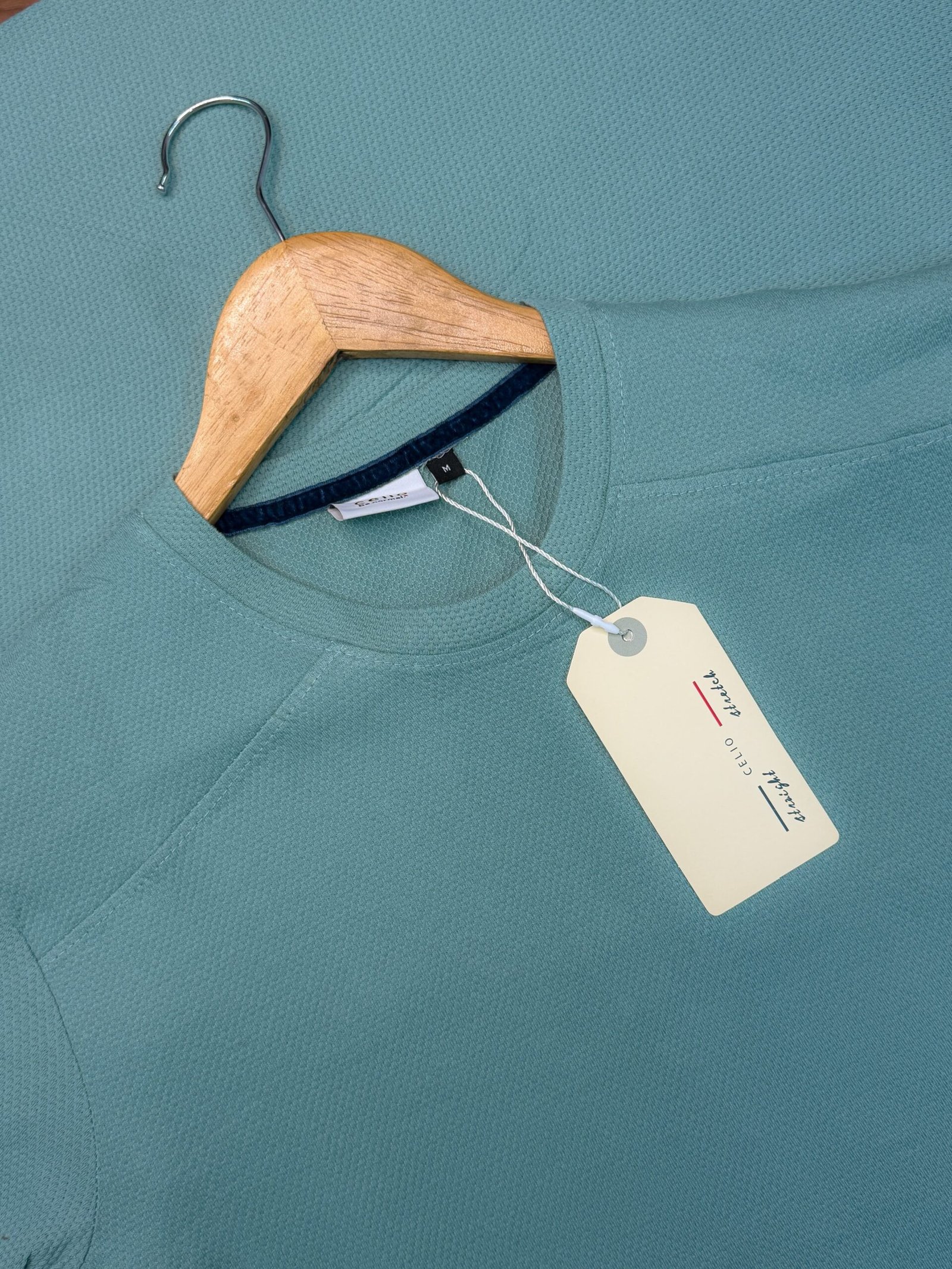 Premium Mock Neck (Lemon-Mint-Beige) - Image 3