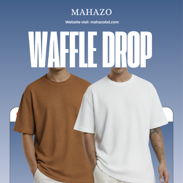 Premium Waffle Drop (Brown-White)