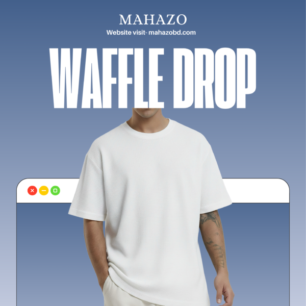 Premium Waffle Drop (White)