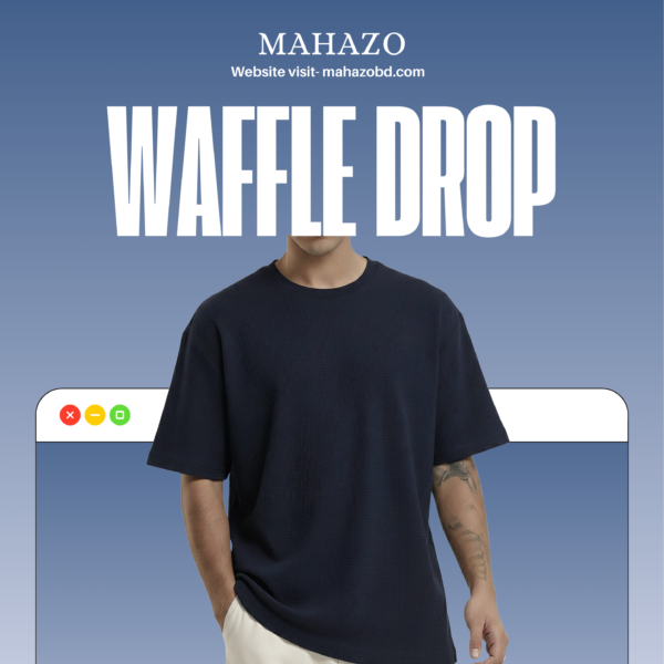 Premium Waffle Drop (Navy)