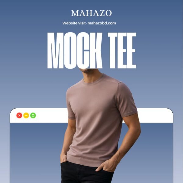 Premium Mock Neck (Brick)