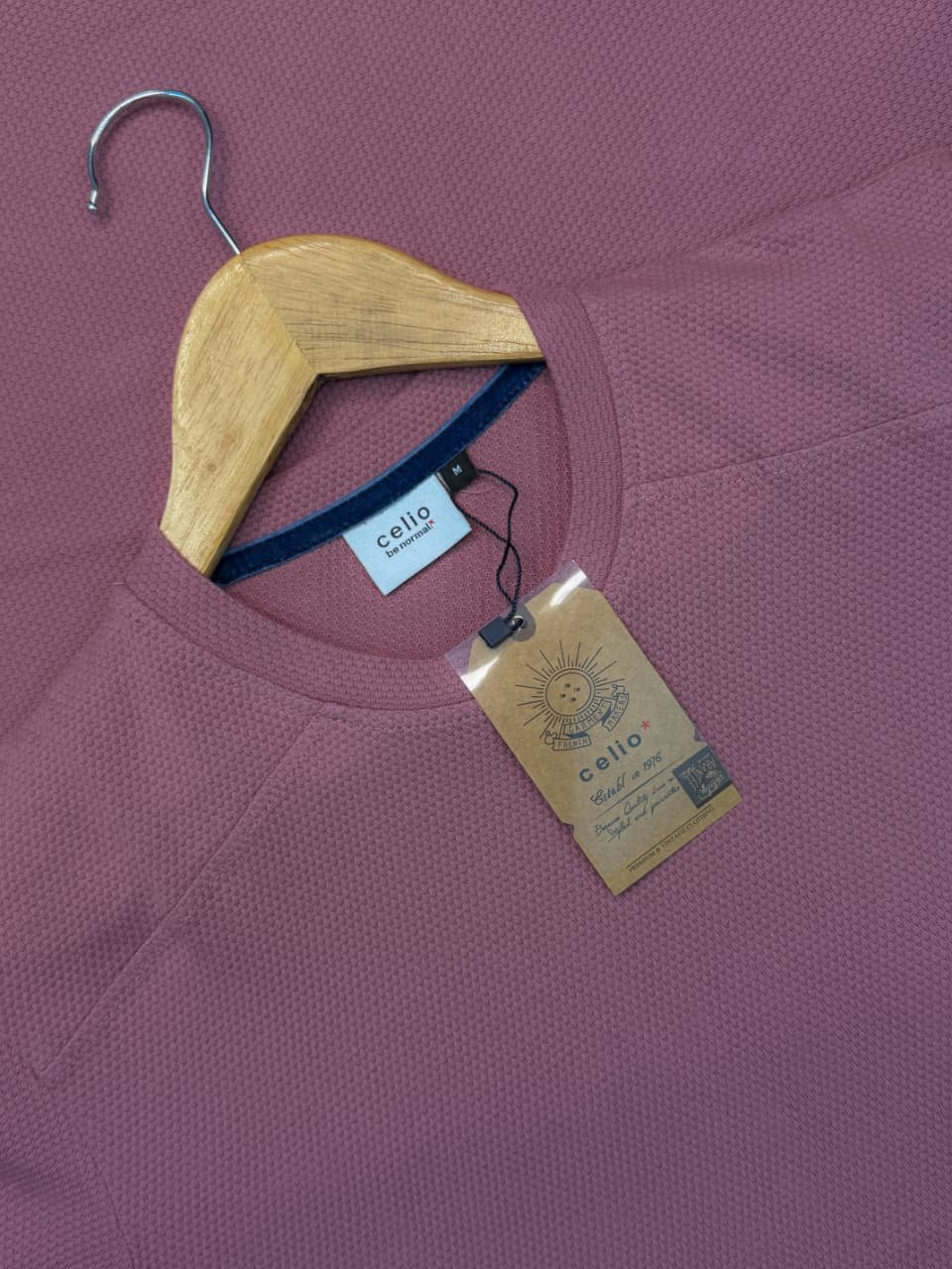 Premium Mock Neck (Brick) - Image 2