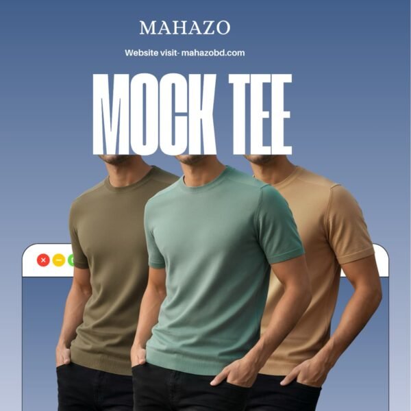 Premium Mock Neck (Boil Olive-Pastale-Beige)