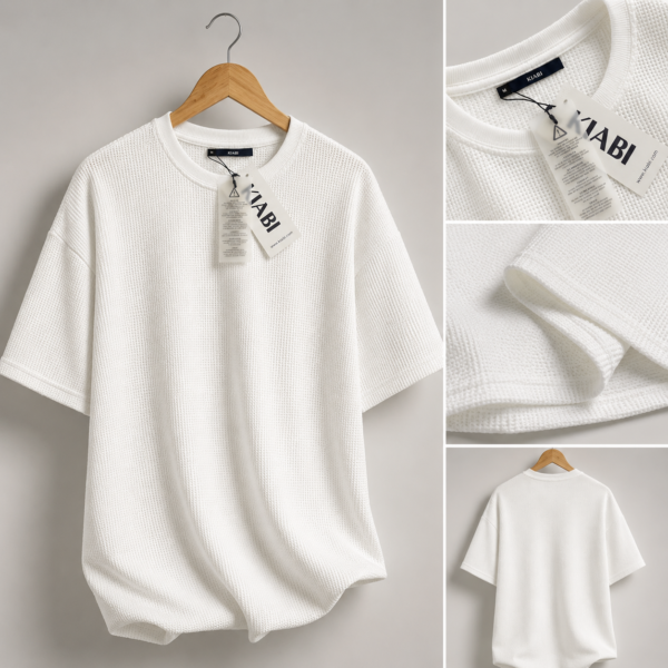 Premium Waffle Drop (White)