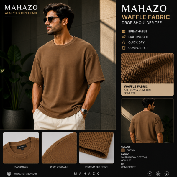 Premium Waffle Drop (Brown)