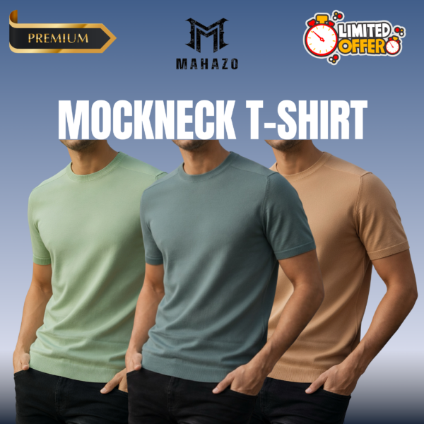Premium Mock Neck (Lemon-Pastle-Beige)