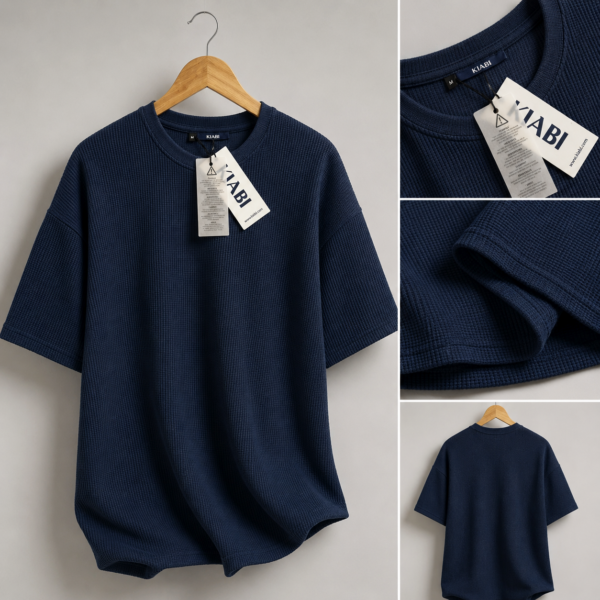 Premium Waffle Drop (Navy)