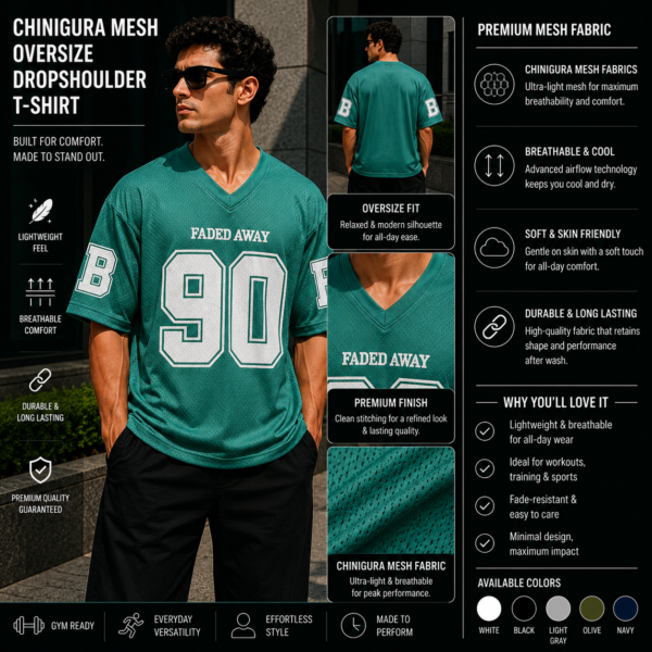 Premuim Mesh DropTee (Paste)
