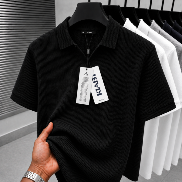 Classic Cuban Polo (Black)