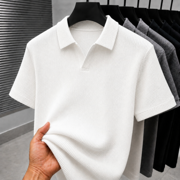 Classic Cuban Polo (White)