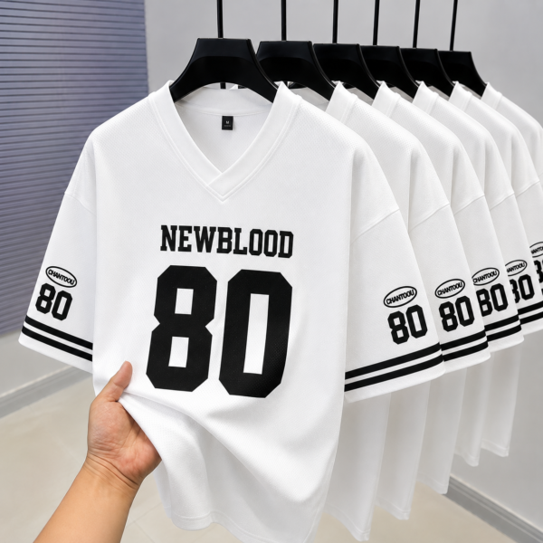 Premuim Mesh DropTee (White)
