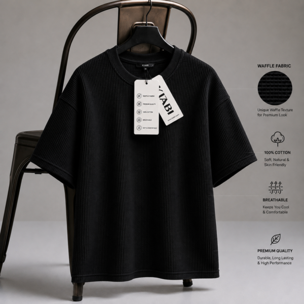 Premium Waffle Drop (Black)