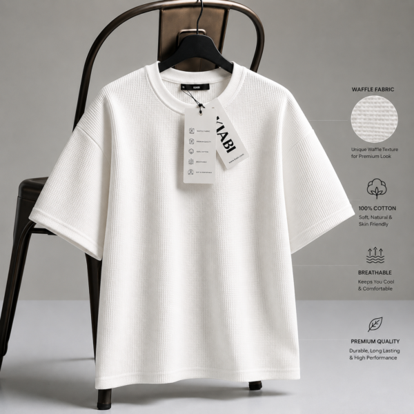Premium Waffle Drop (White)