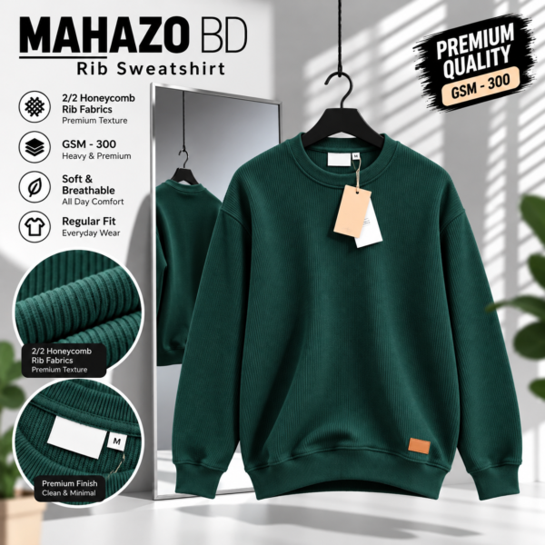 Premium Celio Sweatshirt (B.Green)